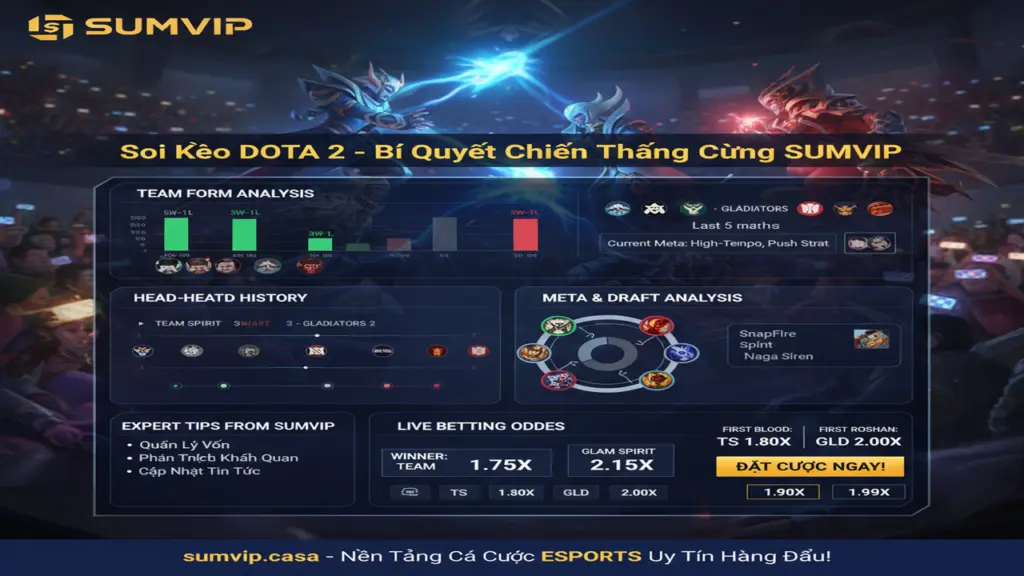 Bí quyết soi kèo Dota 2 Sumvip