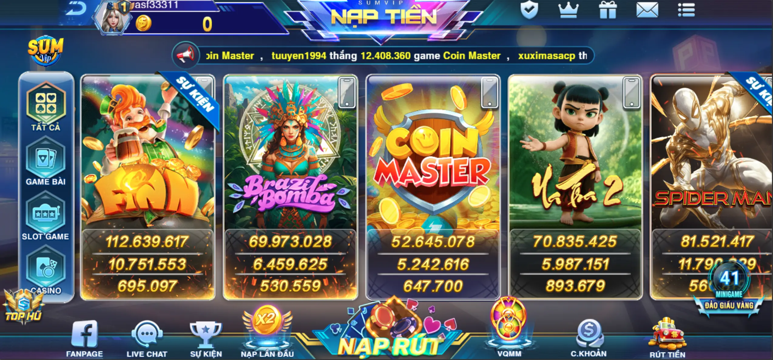 Game Nổ Hũ Sumvip